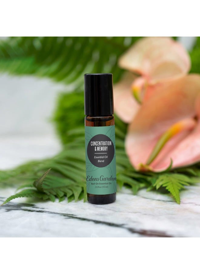 Edens Garden Concentration & Memory Essential Oil Blend, Best for Boosting Focus, Alertness & Cognitive Health, 100% Pure & Natural Premium Therapeutic Aromatherapy Essential Oil Blends 10 ml Roll-On - Image 2