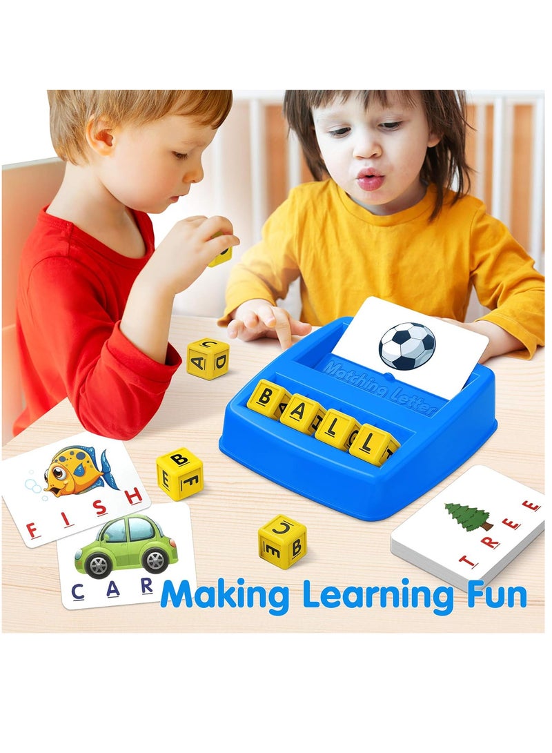 YelaJoy Educational Toys for 3 4 5 Year Old Boys Gift, Matching Letter Game Preschool ABC Learning Toys for Kids Ages 4-8 Years, Birthday Gifts for 3-6 Year Old Boys Toddler Toys Age 2-4 - Image 5