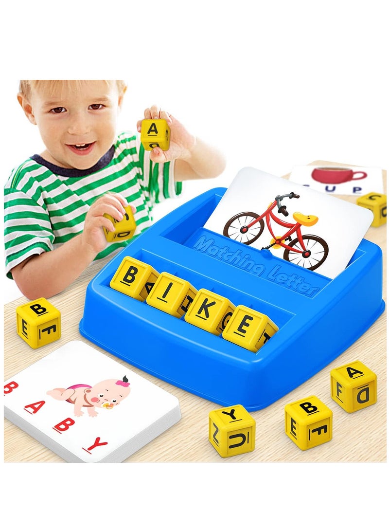 YelaJoy Educational Toys for 3 4 5 Year Old Boys Gift, Matching Letter Game Preschool ABC Learning Toys for Kids Ages 4-8 Years, Birthday Gifts for 3-6 Year Old Boys Toddler Toys Age 2-4 - Image 1
