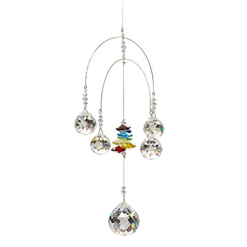 GANE-SHLIGHTS GL Sparkling K9 Crystal Glass Crystal Car Hanging Rainbow Suncatcher Beautiful Balcony Garden Hanging Ornament A3 - Image 1