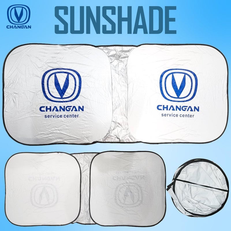 Changan Car Windshield Sunshade Foldable Front Glass Cover 150 × 75 cm Reflective Heat Insulation UV Protection Interior Cooling Shield for Sedan SUV - Image 3