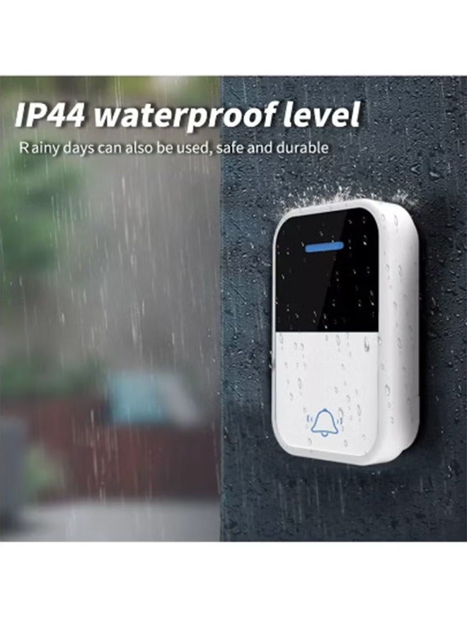 Halamine Wireless doorbell, self-powered, no batteries required, cordless doorbell kit, 150M range - Image 3