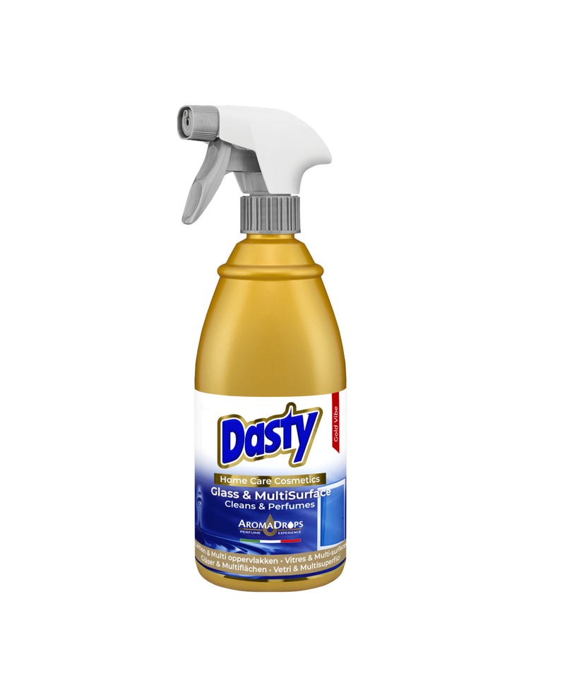 داستي منظف الزجاج والأسطح المتعددة، تنظيف احترافي وعطر فاخر، تركيبة مبتكرة مصممة خصيصًا لتنظيف الزجاج، النوافذ، المرايا، الكريستال، زجاج السيارات، الأسطح المصنوعة من الستانلس ستيل، وجميع الأسطح القابلة للغسل، 700مل