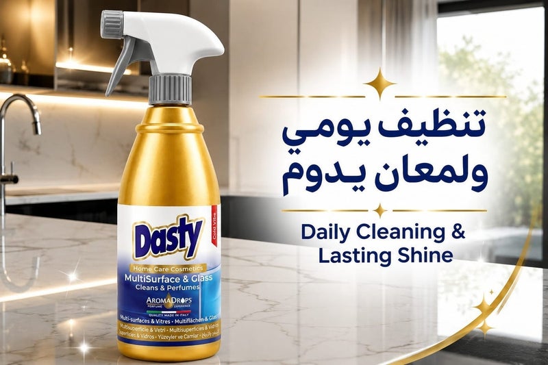 Dasty MultiSurface & Glass Cleaner – Streak-Free Shine & Fresh Fragrance – Professional Italian Formula For Daily Cleaning - Image 3