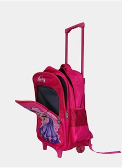 Bravo Kids School Trolley Backpack set of 3 With Pencil case and lunch bag for Girls  - Image 3