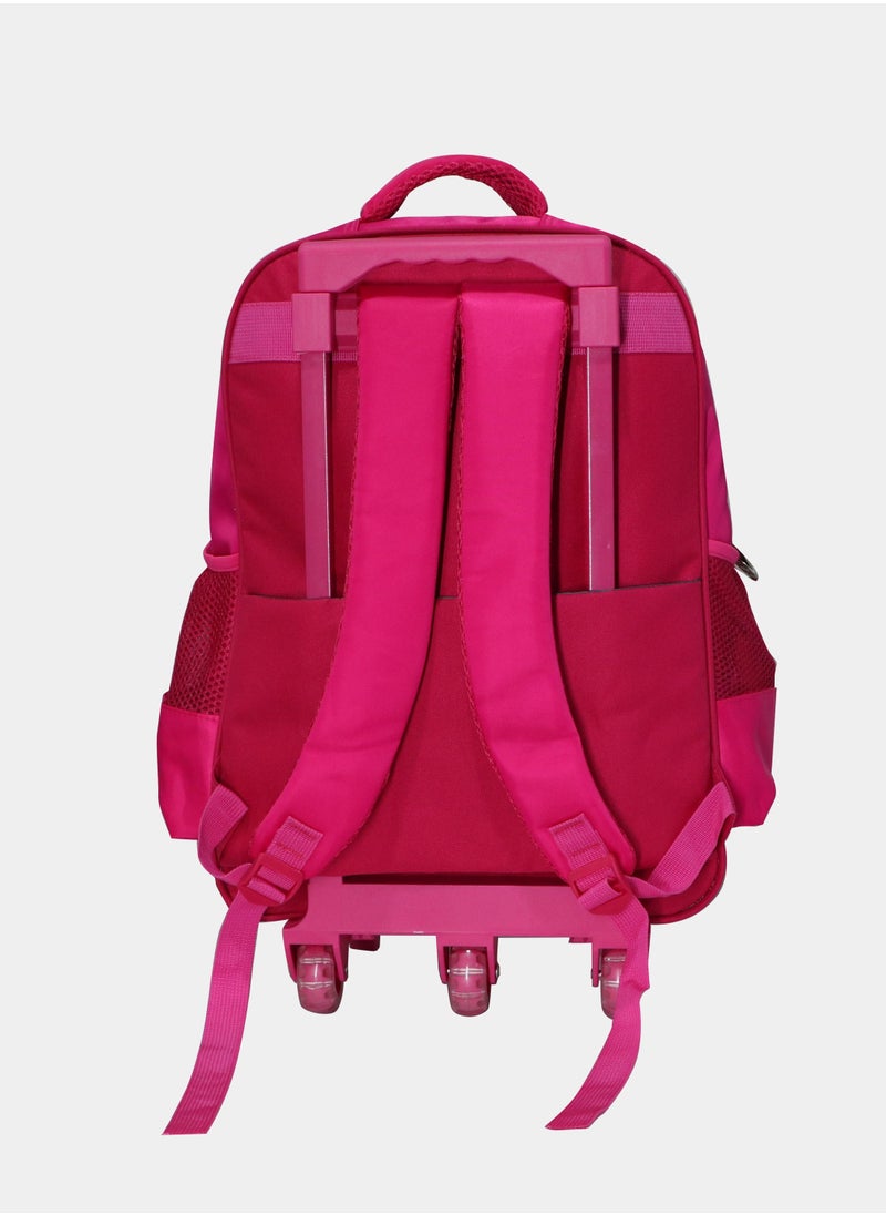 Bravo - Kids School Trolley Backpack set of 3 With Pencil case and lunch bag for Girls - Image 1