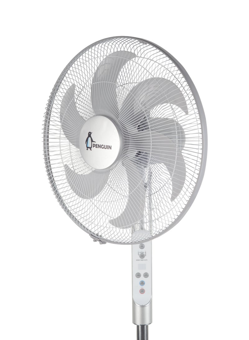 Penguin breeze pro stand fan 6 blades 18 inch digital silver stainless with remote - Image 4