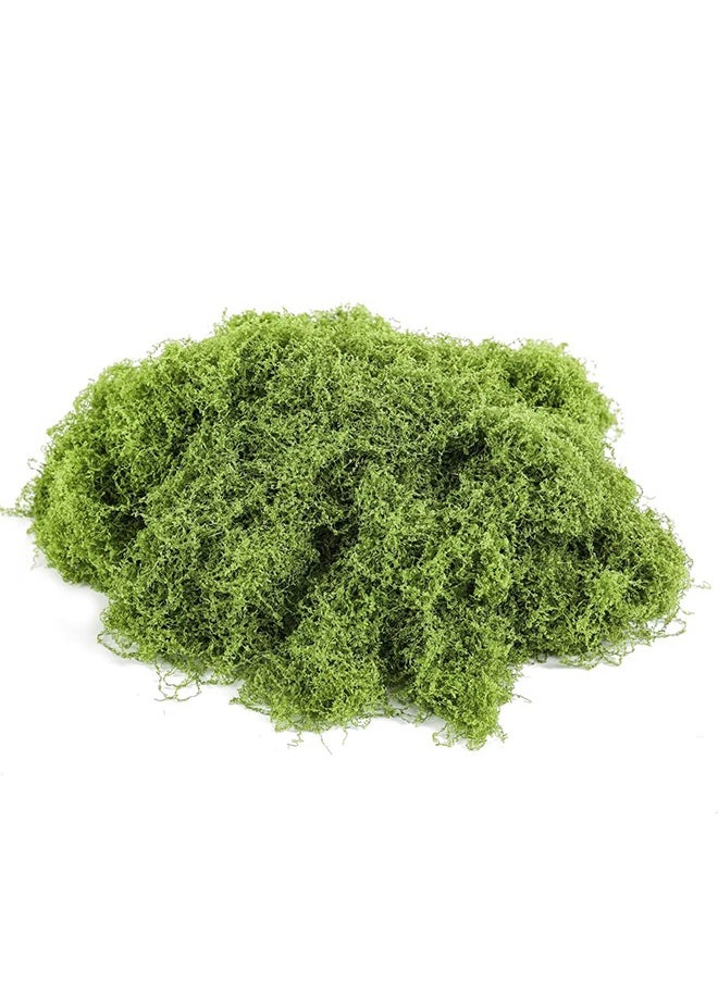 Generic 100g nylon moss grass perfect simulation artificial moss fake green grass as centerpiece home kitchen garden landscape layout green plant bonsai potted decorative moss  - Image 1
