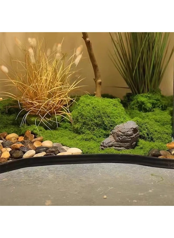 Generic 100g nylon moss grass perfect simulation artificial moss fake green grass as centerpiece home kitchen garden landscape layout green plant bonsai potted decorative moss  - Image 5