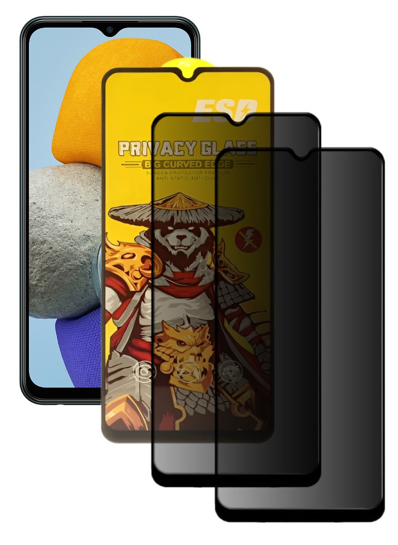 ESD 2 Pieces Tempered Dustproof Privacy Glass Screen Protector Compatible For Samsung Galaxy M23 5G - Image 1