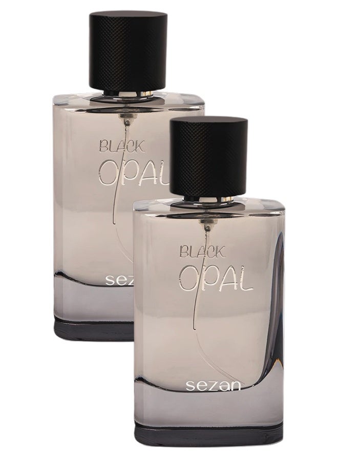 sezan 2 Pieces Black Opal Perfume For Men 100ml EDP - Image 1