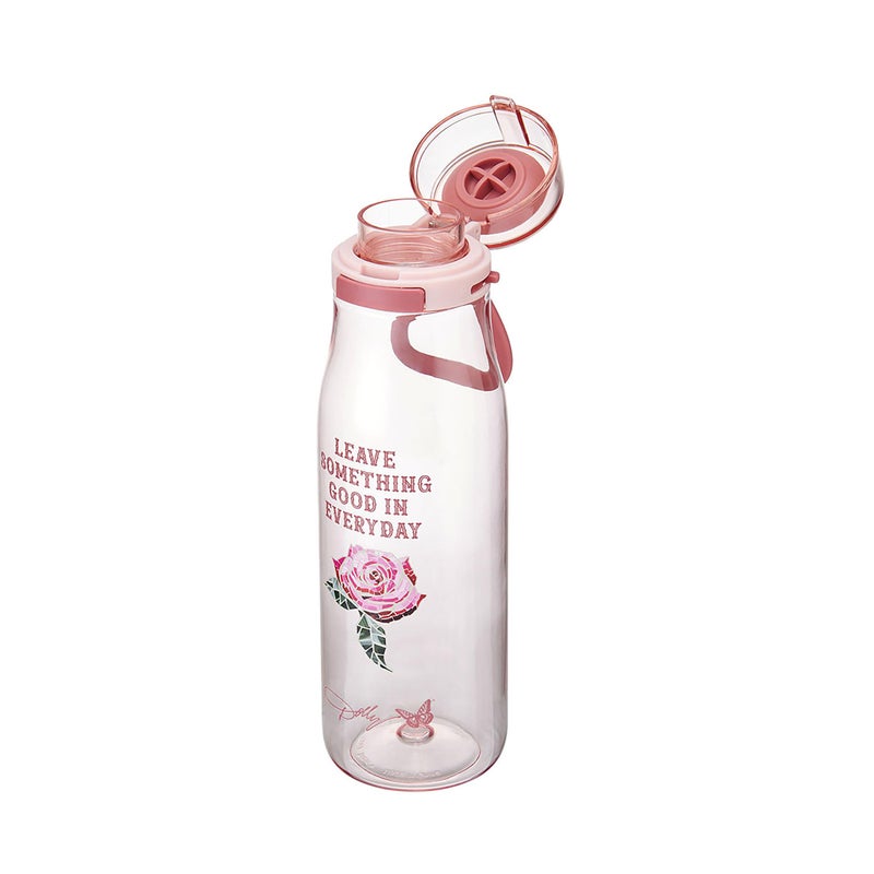 Dolly Parton Water Bottle  Made From Durable Tritan  Leakproof One Touch Flip Lid And Handle For Easy Carrying  24 Ounce  Pink Rose - Image 5