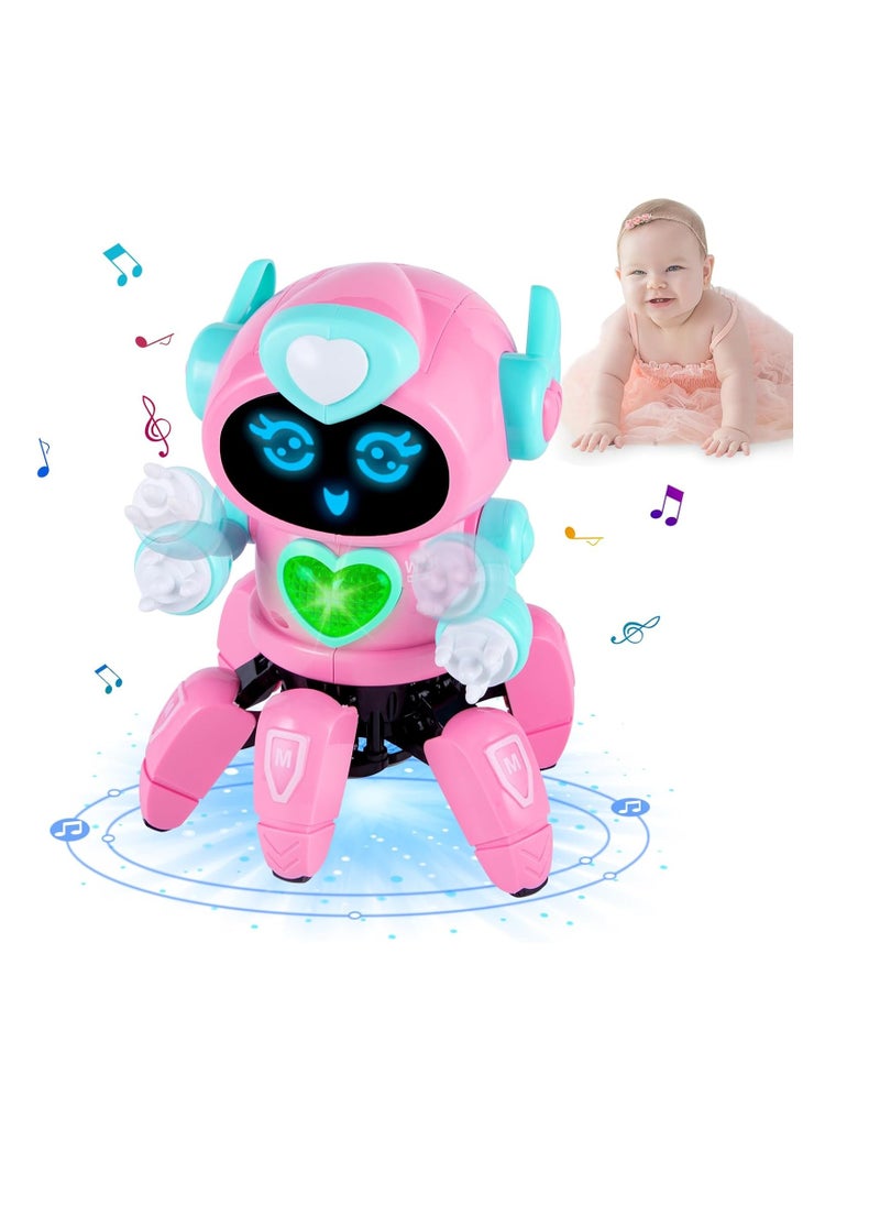 MUMS PLANET "Illuminating and Musical Pioneer Robot: Multi-Directional Movement Toy for Girls - Wonderful Gift for Skills Development"  - Image 1