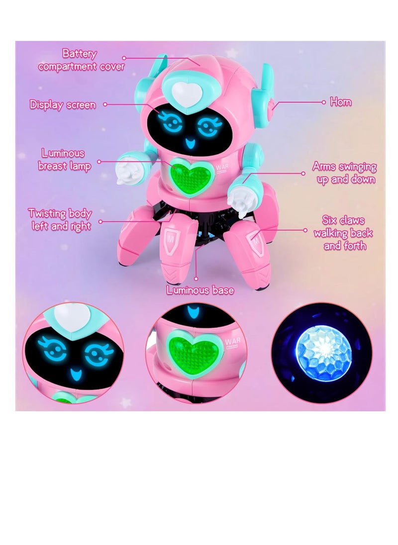 MUMS PLANET "Illuminating and Musical Pioneer Robot: Multi-Directional Movement Toy for Girls - Wonderful Gift for Skills Development"  - Image 2