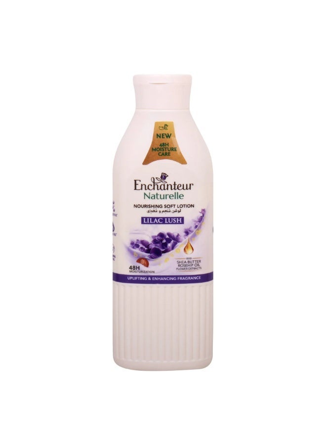 Enchanteur Lilac Lush Nourishing Soft Lotion With Shea Butter, Rosehip Oil And Flower Extracts 250ml - Image 1