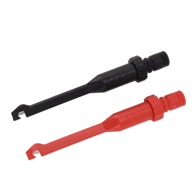 Wire Piercing Probe Set Red Black Portable - Standard 4mm Socket for Most Test Equipment Insulation Piercing Clip for Car Circuit Detection - Image 2