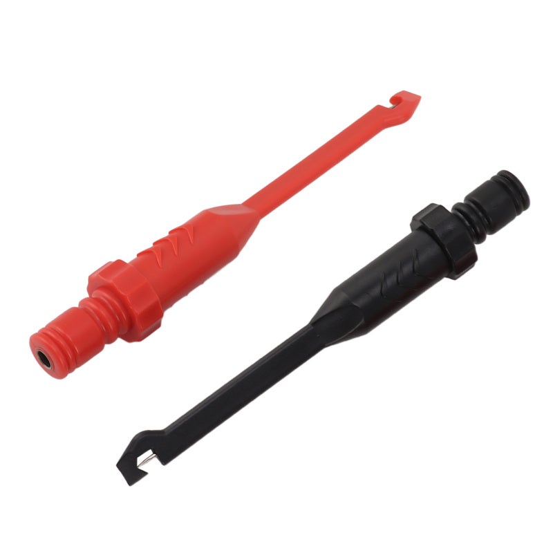 Wire Piercing Probe Set Red Black Portable - Standard 4mm Socket for Most Test Equipment Insulation Piercing Clip for Car Circuit Detection - Image 1