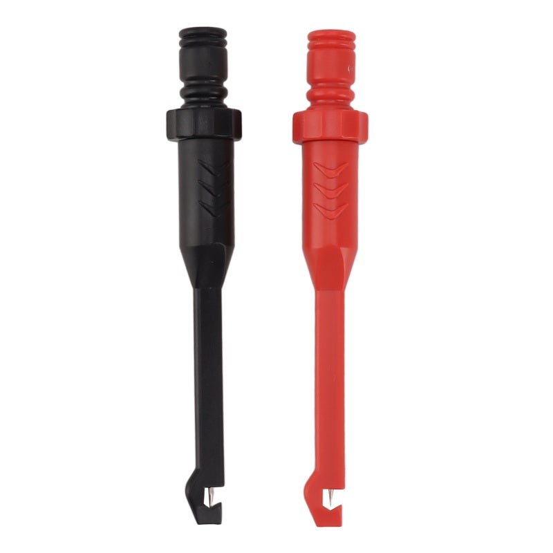 Wire Piercing Probe Set Red Black Portable - Standard 4mm Socket for Most Test Equipment Insulation Piercing Clip for Car Circuit Detection - Image 4