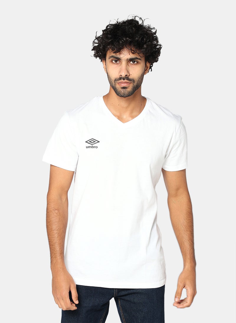 umbro One Colour Print V-Neck T-Shirt - Image 1