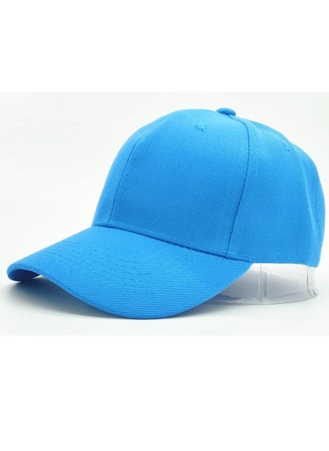 SARAOONT - Classic Turquoise Polyester Baseball Cap - Adjustable Unisex Dad Hat for Running, Workouts, and Outdoor Activities in All Seasons - Image 1