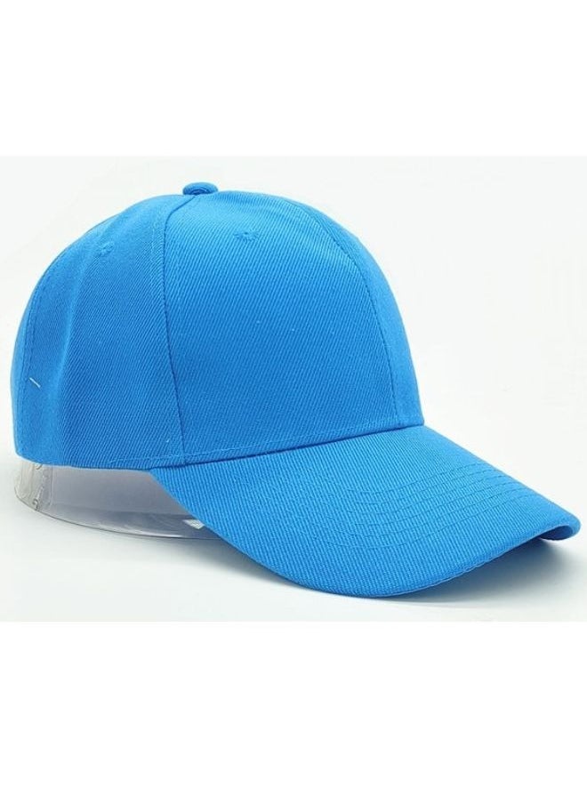 SARAOONT - Classic Turquoise Polyester Baseball Cap - Adjustable Unisex Dad Hat for Running, Workouts, and Outdoor Activities in All Seasons - Image 1