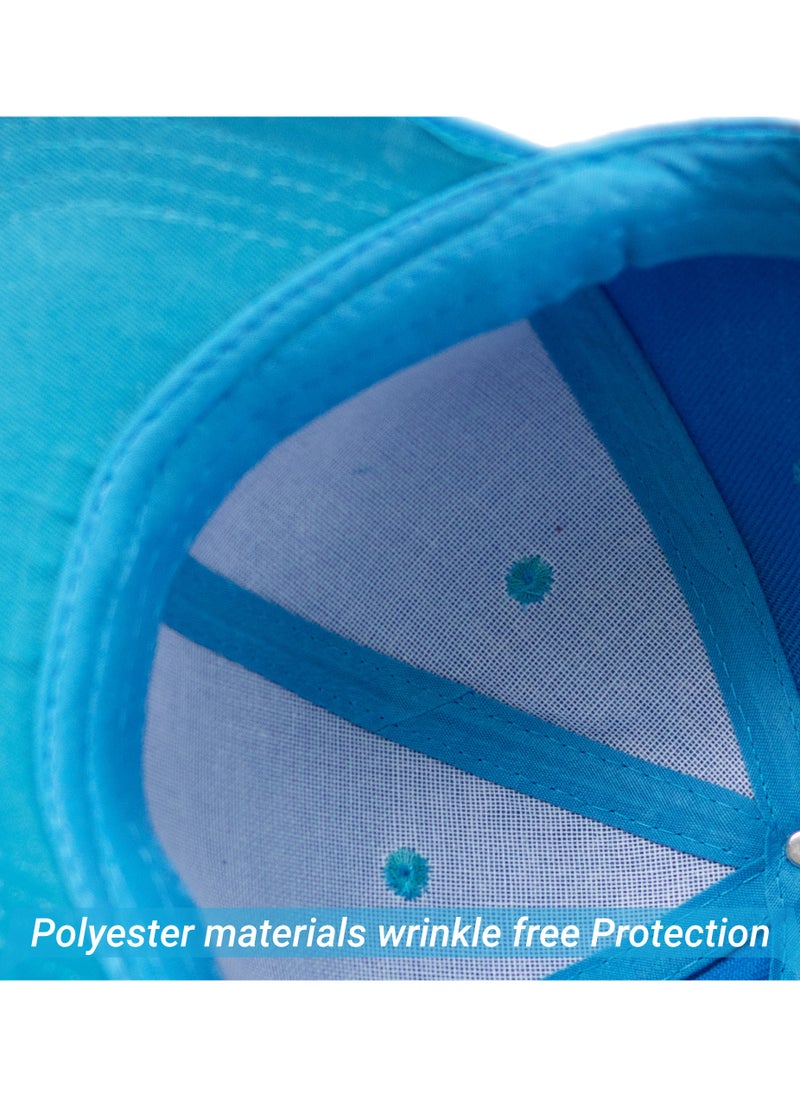 SARAOONT - Classic Turquoise Polyester Baseball Cap - Adjustable Unisex Dad Hat for Running, Workouts, and Outdoor Activities in All Seasons - Image 1
