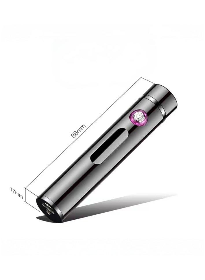 يو إس بي ولاعة قلم USB - ولاعة أنيقة ومقاومة للرياح ولاعة قابلة لإعادة الشحن - محمولة بتصميم أنيق مع بطارية تدوم طويلاً - مثالية للشموع والتدخين والتخييم والاستخدام اليومي - Image 1