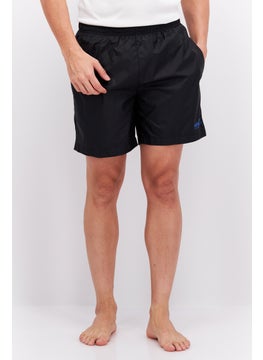 adidas Originals Men Brand Logo Board Shorts Swimwear, Black  - Image 1