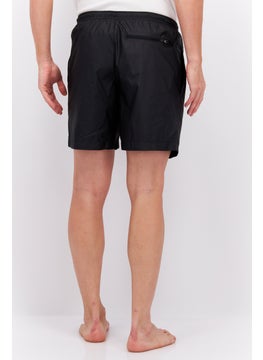 adidas Originals Men Brand Logo Board Shorts Swimwear, Black  - Image 2
