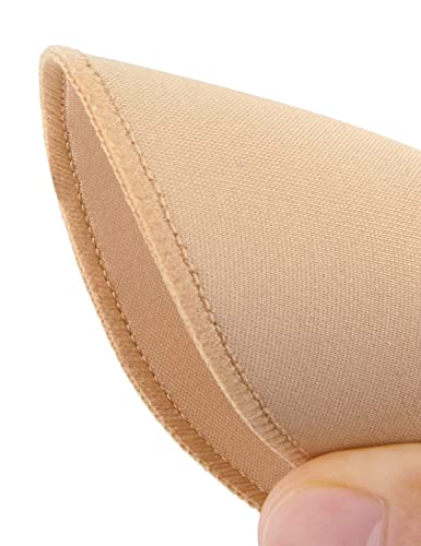 RELLECIGA Women's Push Up Bra Inserts Breast Enhancer Cups Removable Sport Bra Cups Inserts Nude - Image 5
