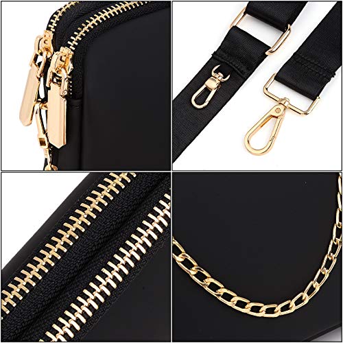 UTO Small Crossbody Bags for Women 3 in 1 Trendy Belt Purse Fashion Designer Mini Cute Sling Fanny Chest Pack - Image 4