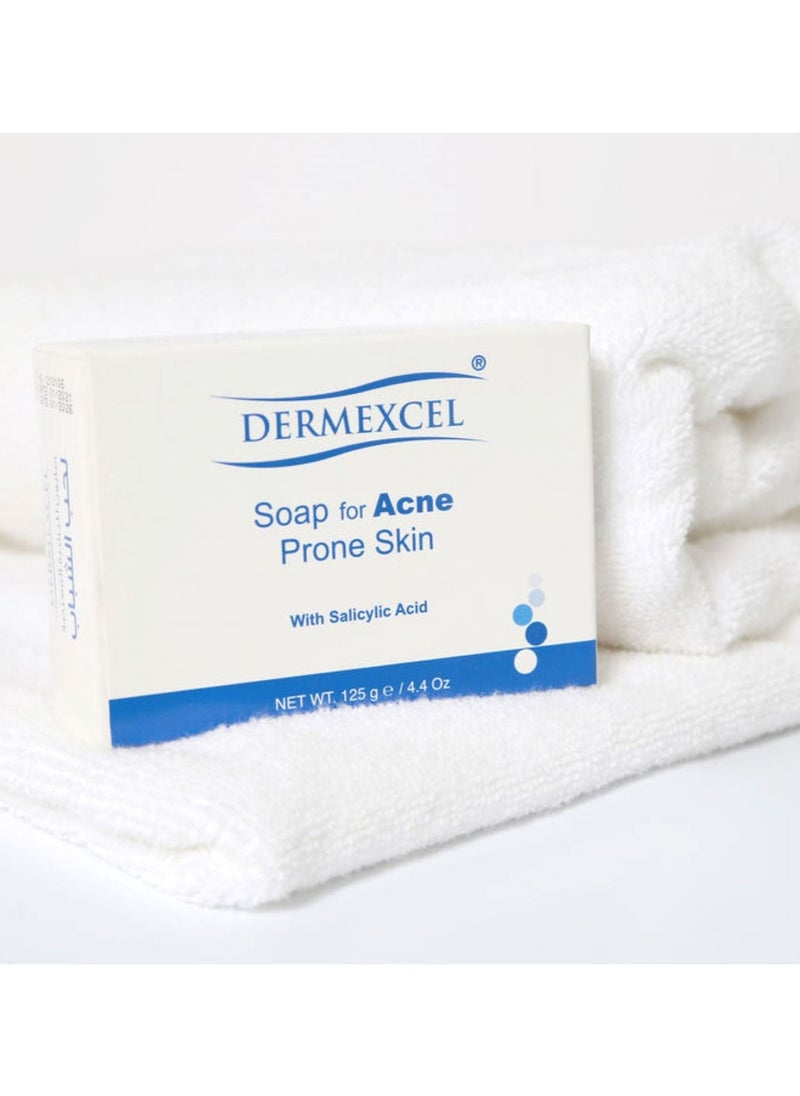 Dermexcel - Dermexcel Bar Soap Acne Prone Skin - Face Soap for Sensitive Acne Prone Skin - Pimple Remover Soap - Facial Soap For Acne Prone Skin - Image 1