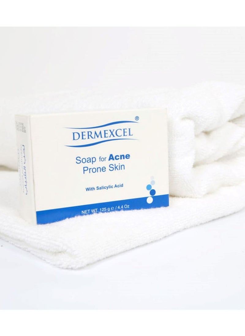 Dermexcel - Dermexcel Bar Soap Acne Prone Skin - Face Soap for Sensitive Acne Prone Skin - Pimple Remover Soap - Facial Soap For Acne Prone Skin - Image 1