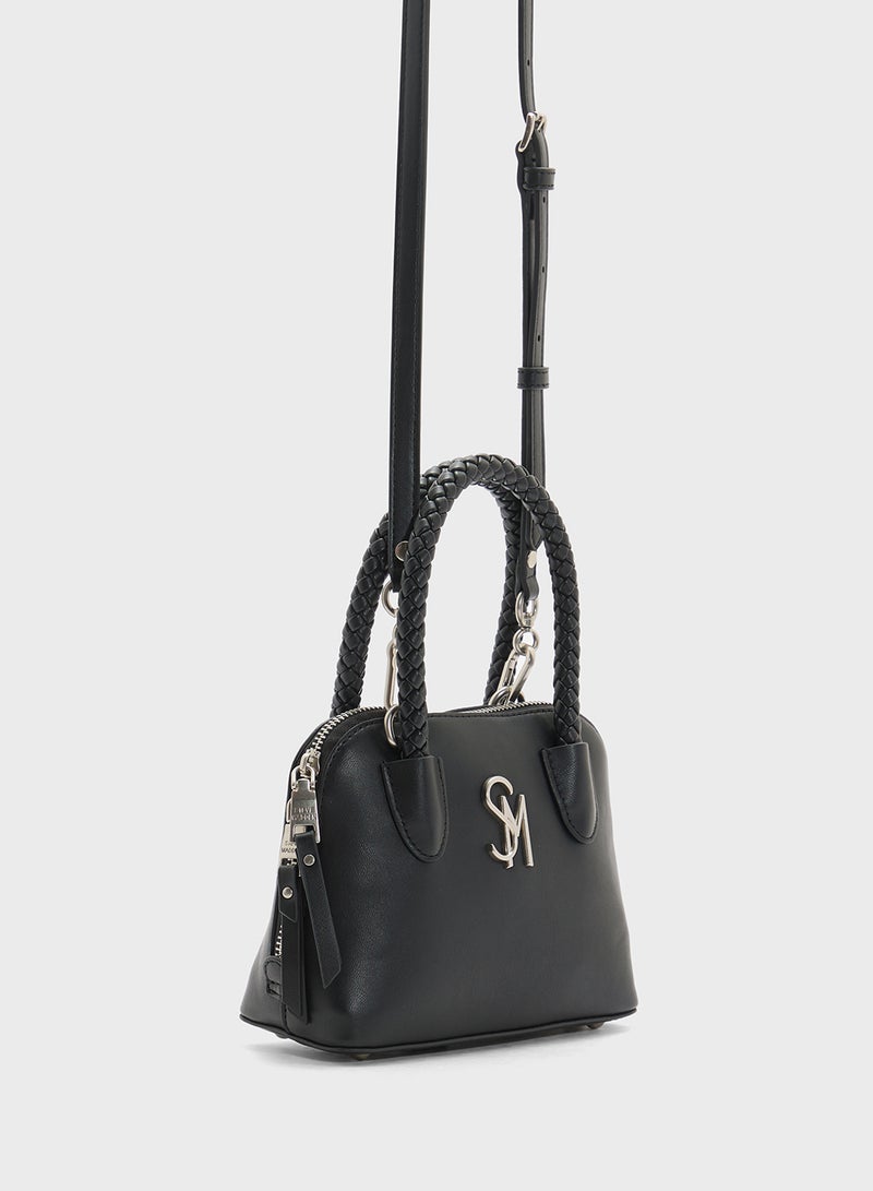 STEVE MADDEN Bropes Logo Top Handle Zip Over Satchel Bag  - Image 3