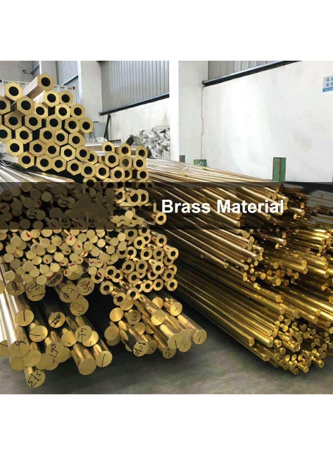 Brass Half Union Coupler Adapter, Male Hex Nipple, Pipe Fitting Gas Adapter - Image 3