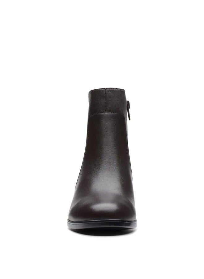 clarks Women's Emily 2 Holly Ankle Boot, Dark Brown Leather, 11 - Image 3