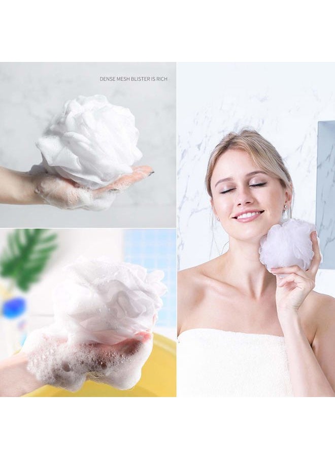 Tbestmax - Bath Loofah Shower Sponge Pouf Body Scrubber Exfoliator Scrubber Ball (Set of 6) - Image 1