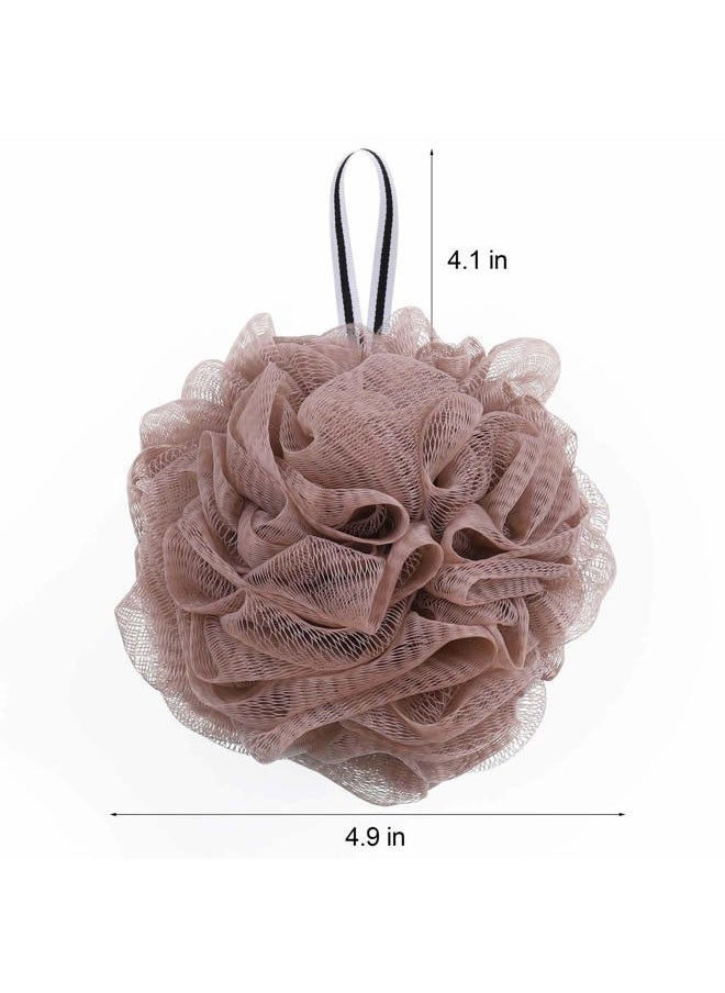 Tbestmax - Bath Loofah Shower Sponge Pouf Body Scrubber Exfoliator Scrubber Ball (Set of 6) - Image 1