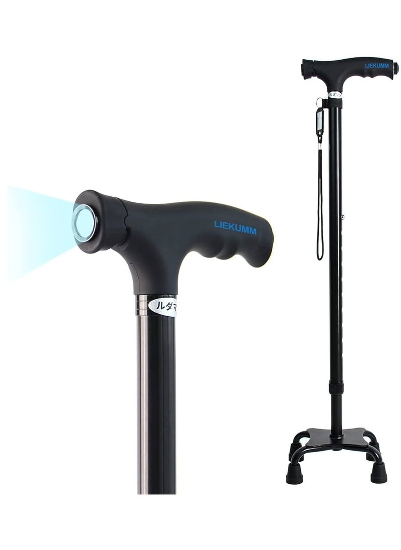 ألتيميت - عكاز المشي Ultimate Magic Cane with led light لكبار السن القابل للطي مع مصباح LED للإضاءة الليلية - Image 1