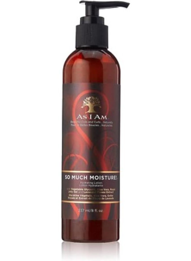 As I Am So Much Moisture Hydrating Lotion Intense Moisture for Dry, Curly, and Natural Hair 237ml