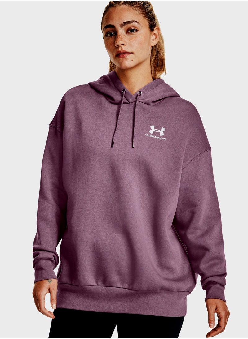 UNDER ARMOUR - Essential Fleece Hoodie - Image 1