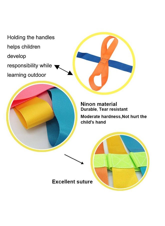 Lainrrew - Walking Rope, Children Safety Walking Rope With 12 Colorful Handles Outdoor Safety Daycare Rope For Preschool Daycare Kindergarten School Kids Children (Blue) - Image 1