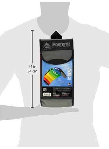 HQ HQ Kites Symphony Beach III 51in 13m Dual Line Parachute Stunt Foil Sport Kite Ready to Fly Outdoor Fun Sports for Boys and Girls Ages 8 and Up  Rainbow Color  - Image 3