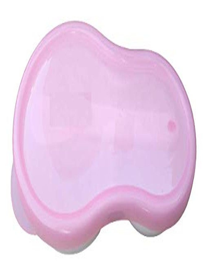 LAPPU Baby Travel Time Feeding Food Storage Container Unbreakable Portable Dispenser Bowl with Spoon Baby Food Serve Bowl (with Bib -Pink) - Image 3