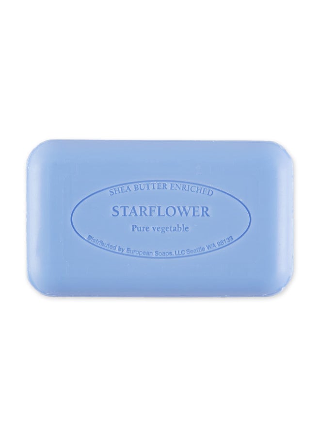 Pre de Provence Artisanal Soap Bar Natural French Skincare Enriched with Organic Shea Butter Quad Milled for Rich Smooth Moisturizing Lather Starflower 53 Ounce - Image 4