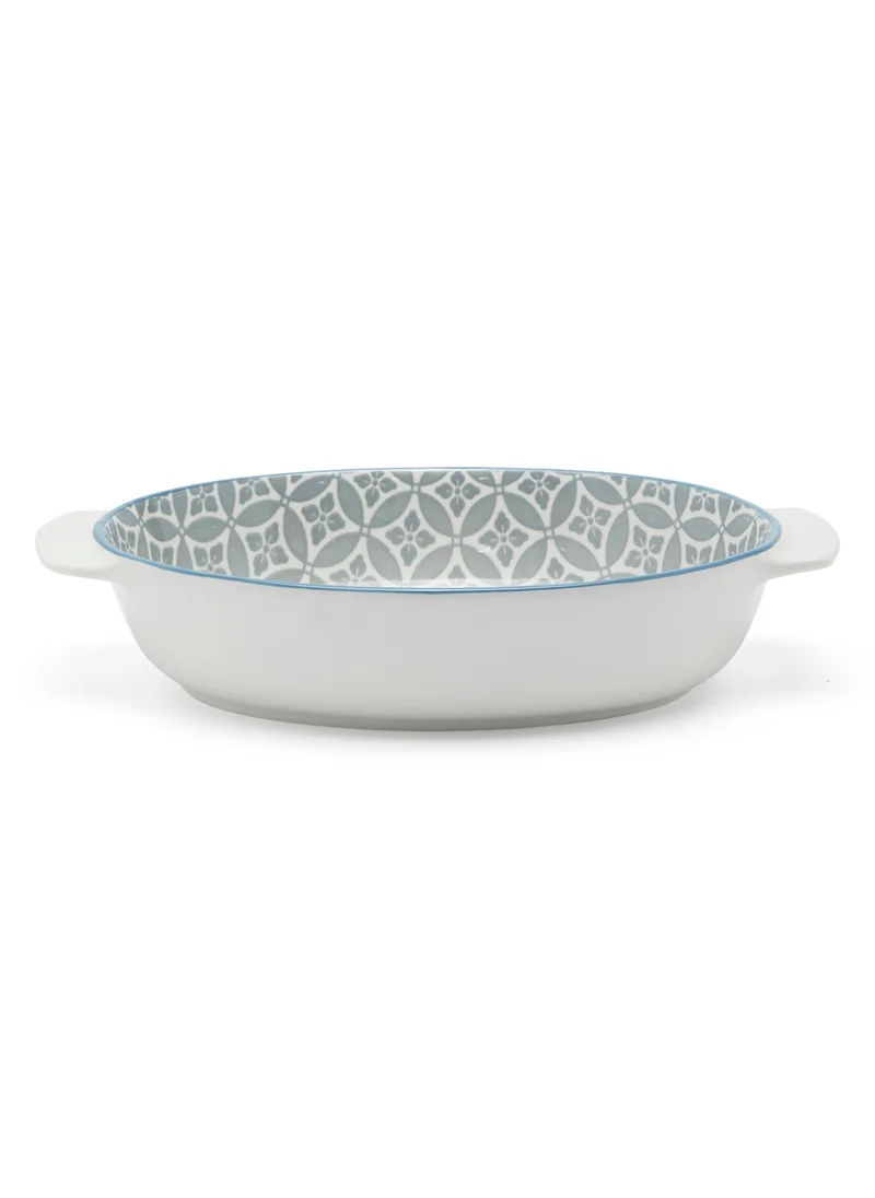 سيمبلي كيتشن Floral Mm Serving Dish With Handle