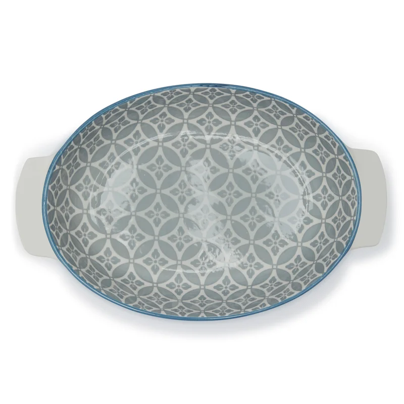 Simply Kitchen Floral Mm Serving Dish With Handle