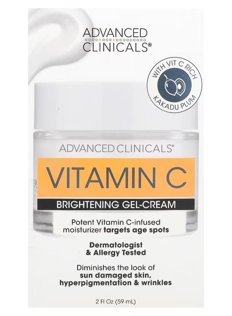Advanced Clinicals, Vitamin C Whitening Cream-Gel, 59 ml - Image 1
