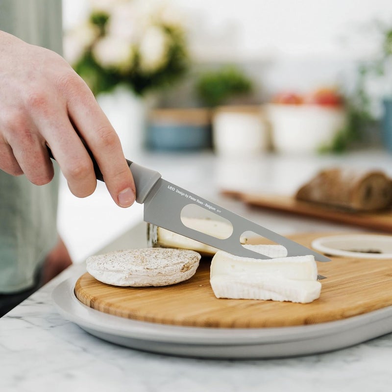 Berghoff Balance Cheese Knife 13cm with Fork-Tipped Stainless Steel Blade and Non-Stick Coating - Image 1