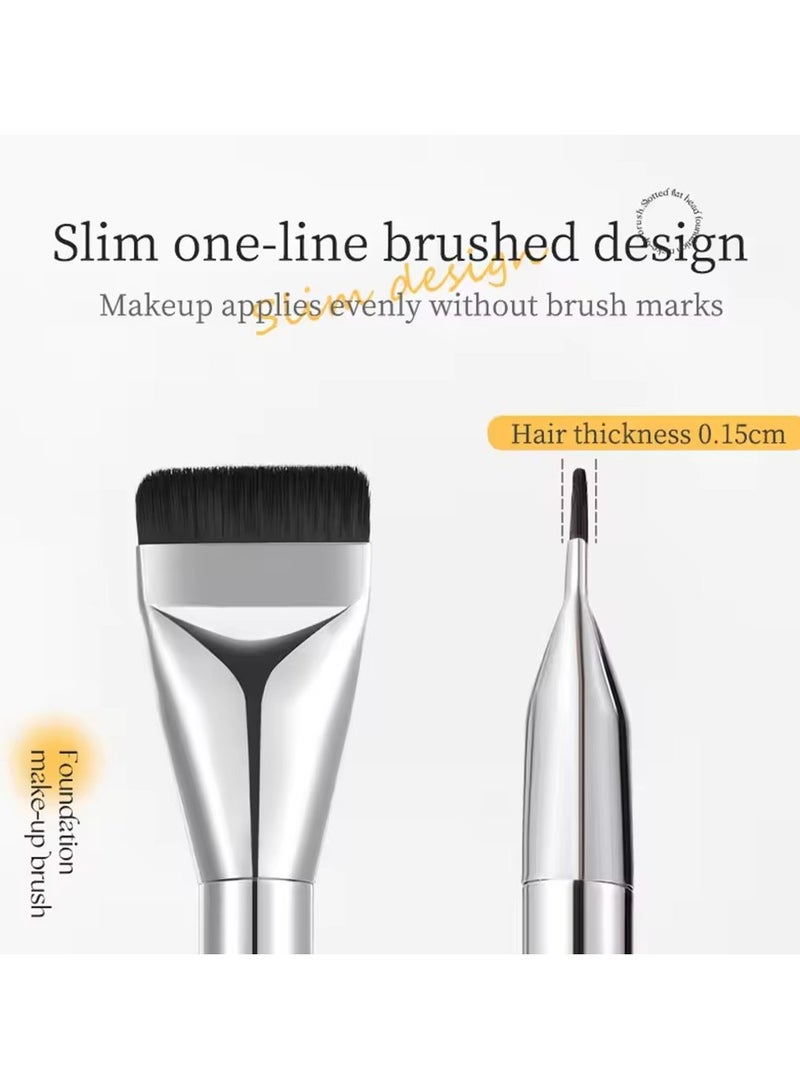 Goolsky Flat Head Foundation Brush Widened Mask Brush Light Makeup Beauty Tool Smooth And Traceless Makeup Brush - Image 4